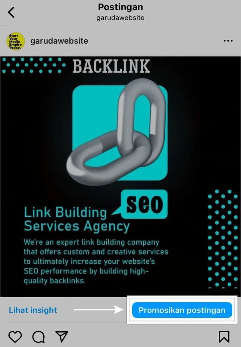 cara beriklan di instagram ads