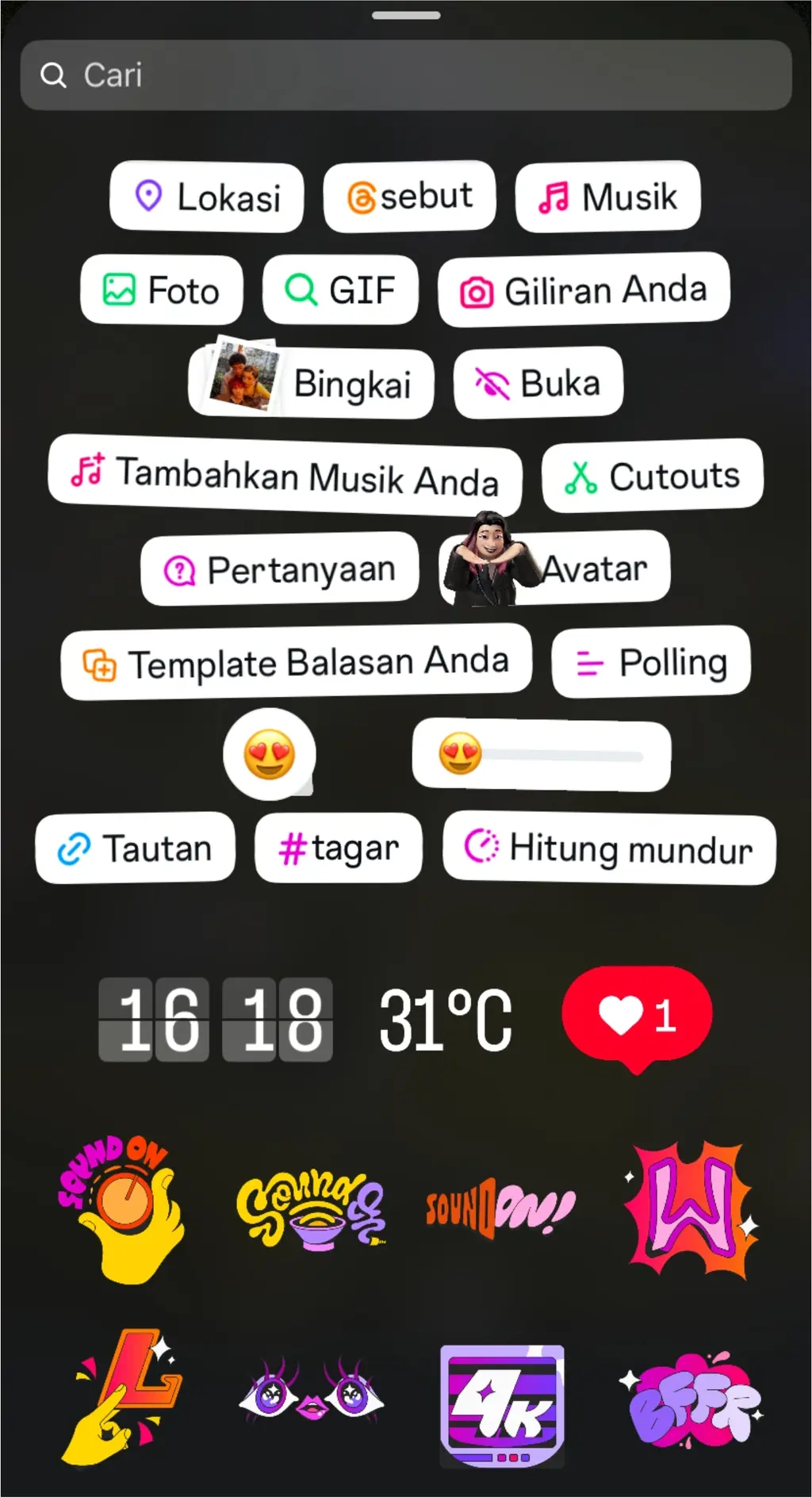 cara membuat story di instagram3